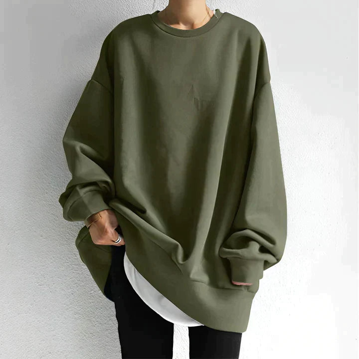 Elarova | Oversized Stilvolle Strickjacke