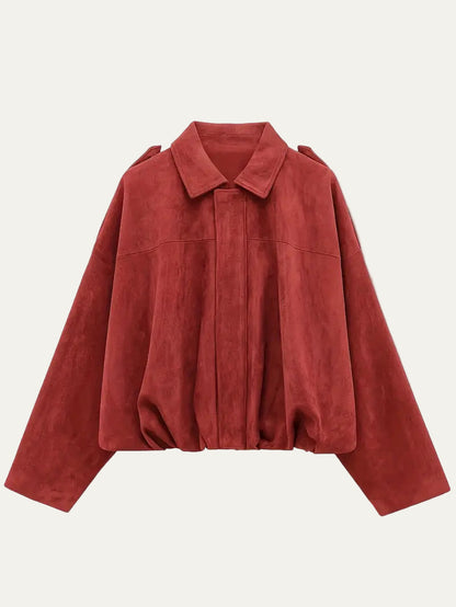 Elarova | OversizedBomberjacke für Damen (kurz geschnitten)