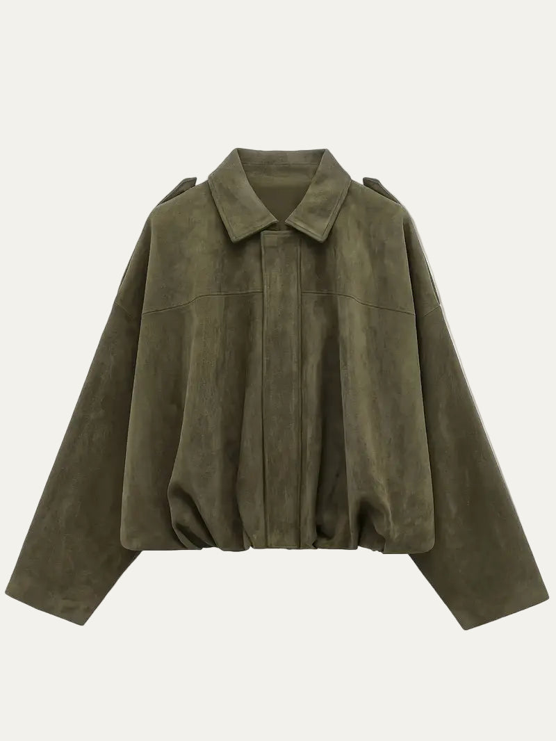 Elarova | OversizedBomberjacke für Damen (kurz geschnitten)