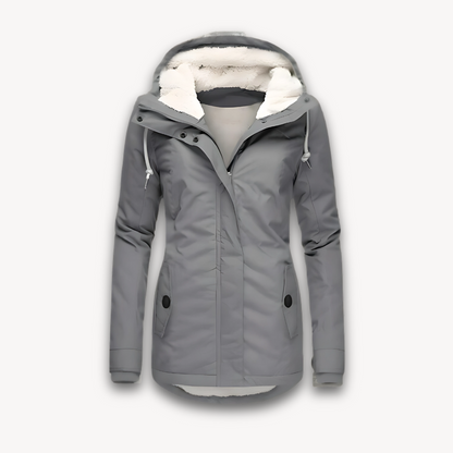 Elarova | Pelzgefütterter Wintermantel für Damen