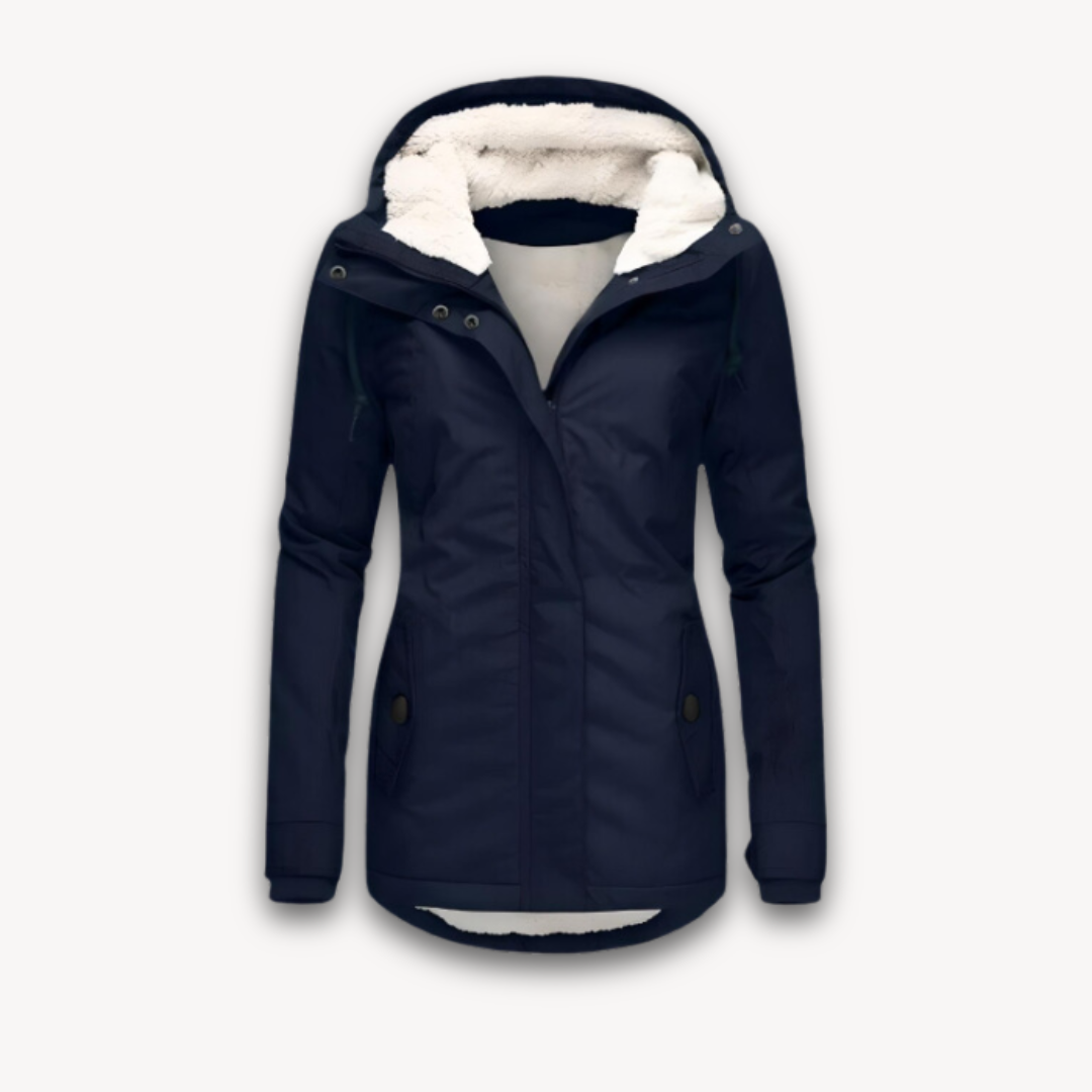 Elarova | Pelzgefütterter Wintermantel für Damen