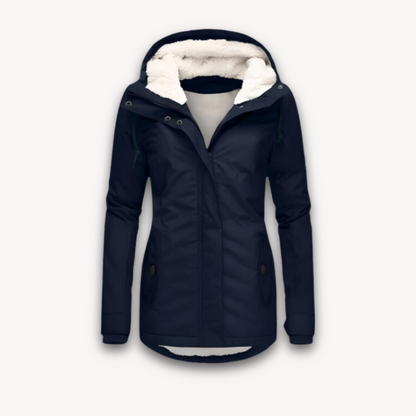 Elarova | Pelzgefütterter Wintermantel für Damen