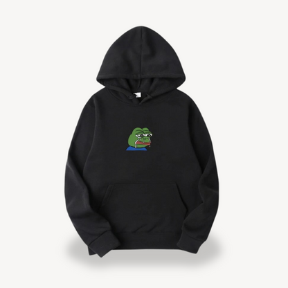 Elarova | Pepe Frog Graphic Hoodie für Männer