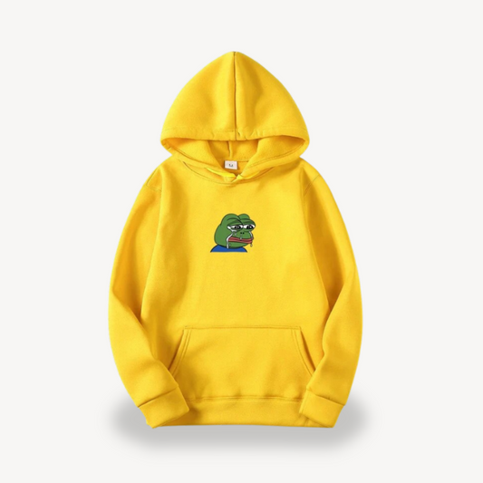 Elarova | Pepe Frog Graphic Hoodie für Männer