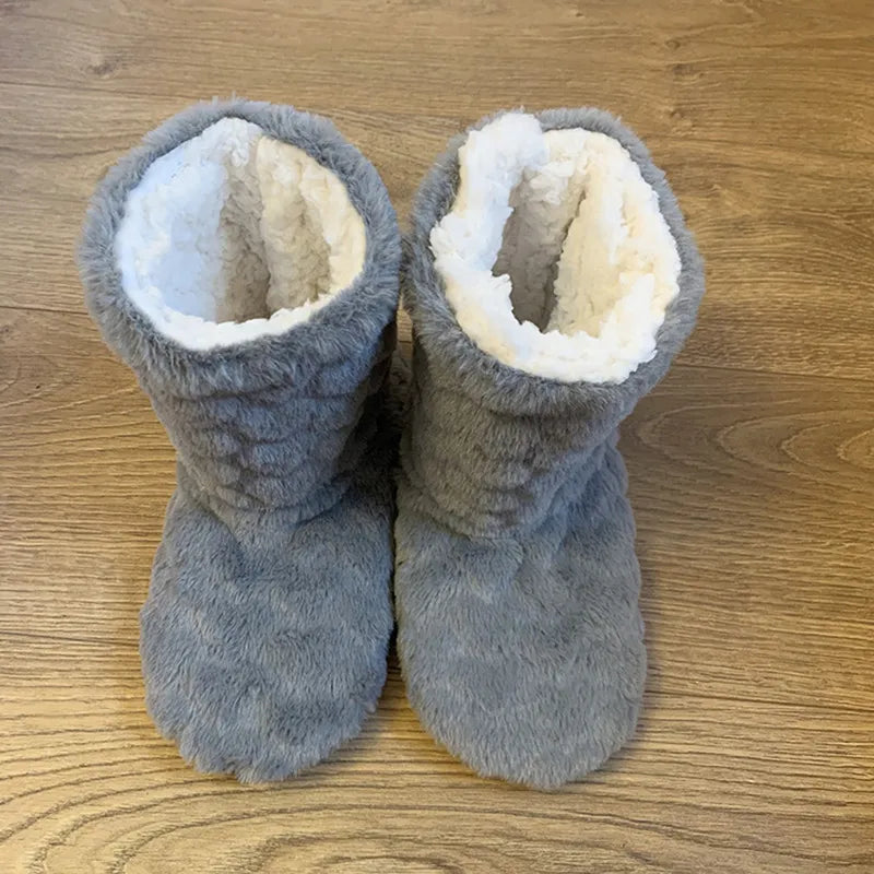 Elarova | Plüsch Hausschuh - gemütliche Fleece-Pantoffeln