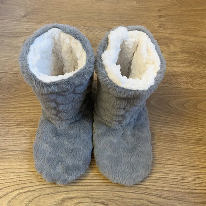 Elarova | Plüsch Hausschuh - gemütliche Fleece-Pantoffeln