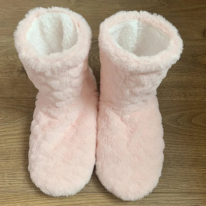 Elarova | Plüsch Hausschuh - gemütliche Fleece-Pantoffeln
