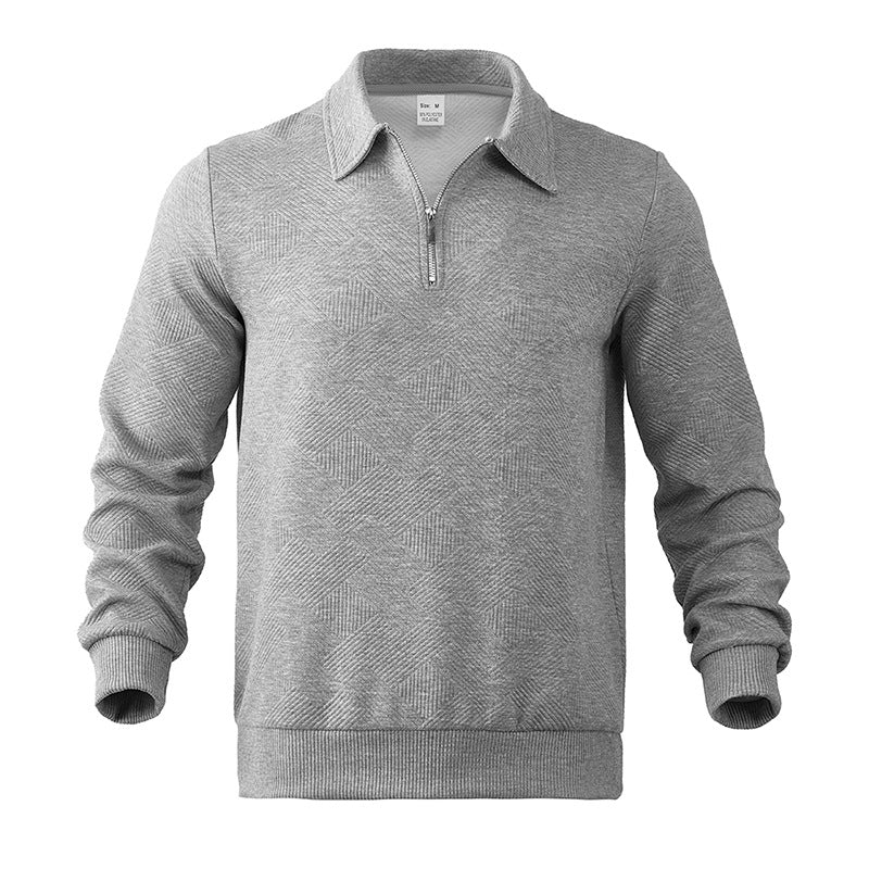 Elarova | Polopullover mit Reißverschluss für Herren