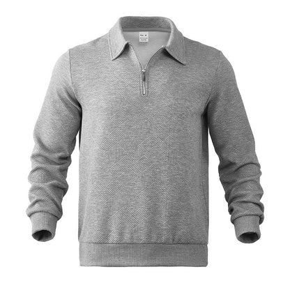 Elarova | Polopullover mit Reißverschluss für Herren