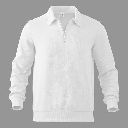 Elarova | Polopullover mit Reißverschluss für Herren