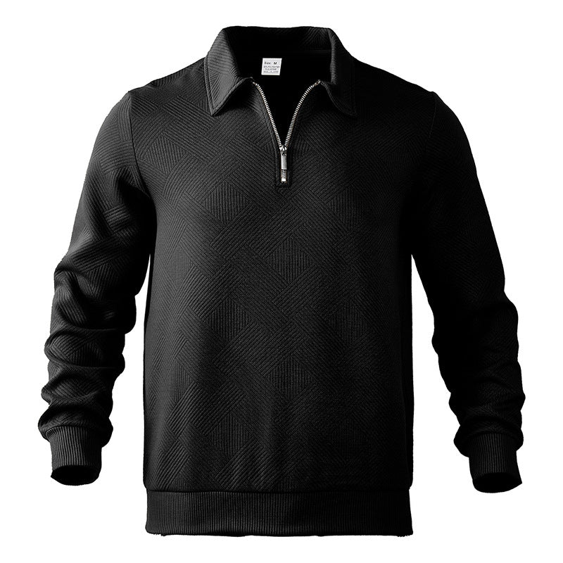 Elarova | Polopullover mit Reißverschluss für Herren