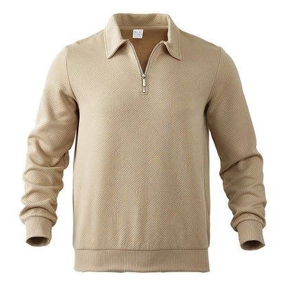 Elarova | Polopullover mit Reißverschluss für Herren