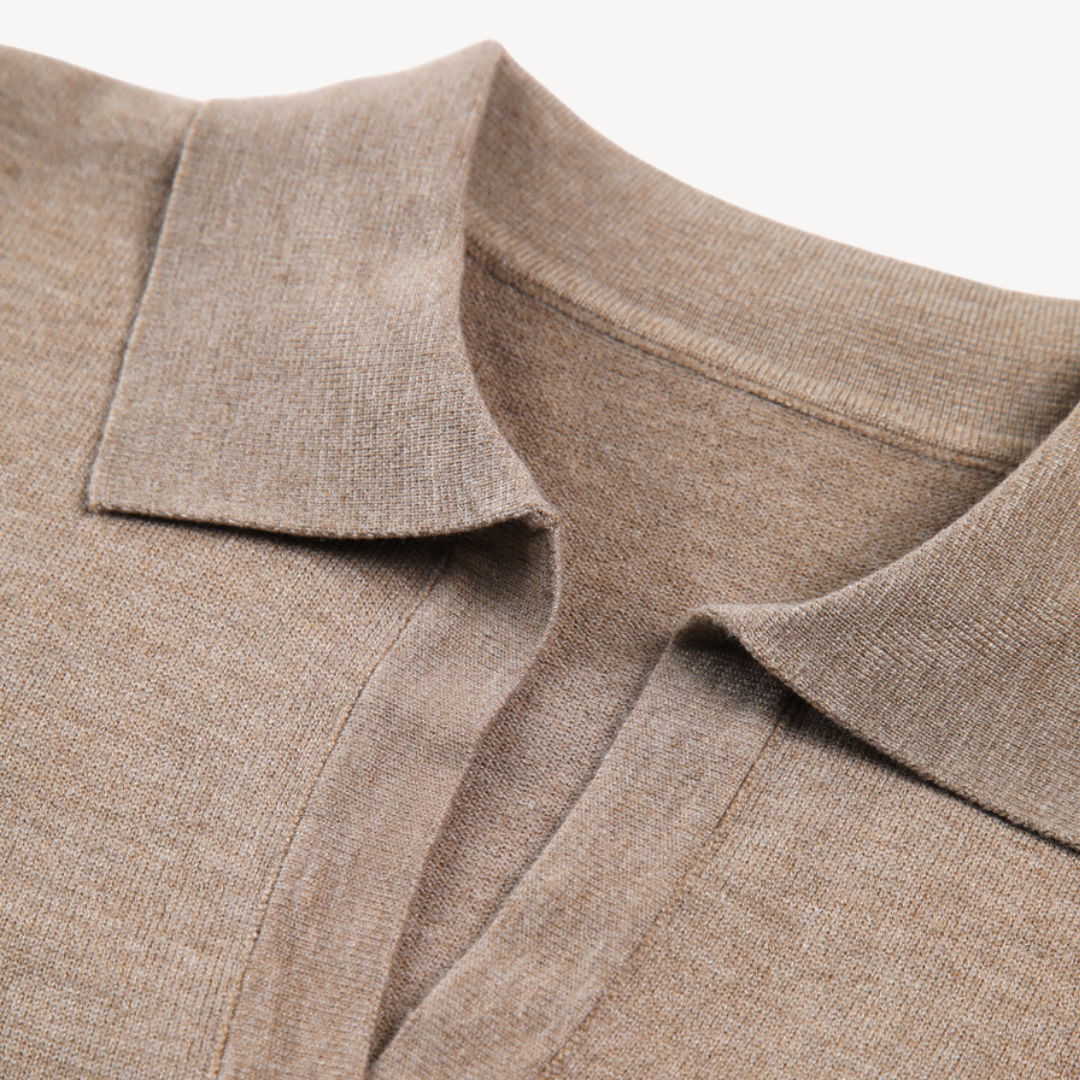 Elarova | Polopullover mit V-Ausschnitt für Damen