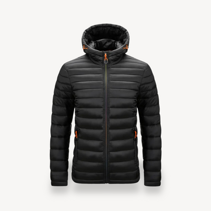 Elarova | Polyester-Steppjacke mit Kapuze für Herren