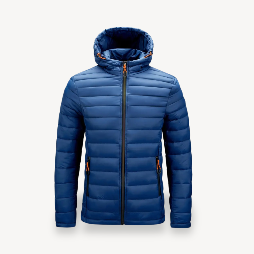 Elarova | Polyester-Steppjacke mit Kapuze für Herren