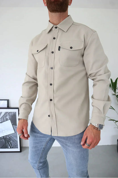 Elarova | Premium-Jacke mit Knopfverschluss für Herren | Stylische und bequeme Jacke