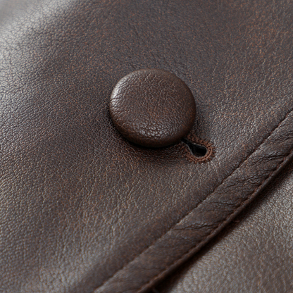 Elarova | Puffer-Blazerjacke aus Leder für Damen