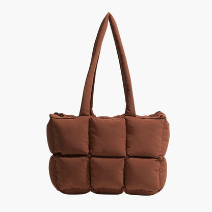 Elarova | Puffer Schultertasche für Damen Stilvolle und geräumige Handtasche