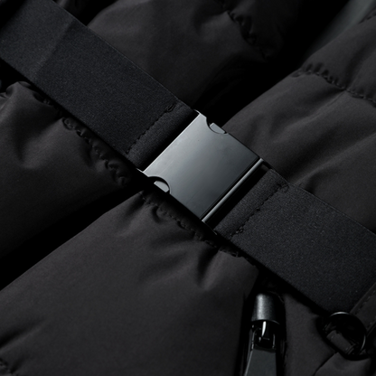 Elarova | Pufferjacke für Damen – Mit Gürtel, wasserabweisend