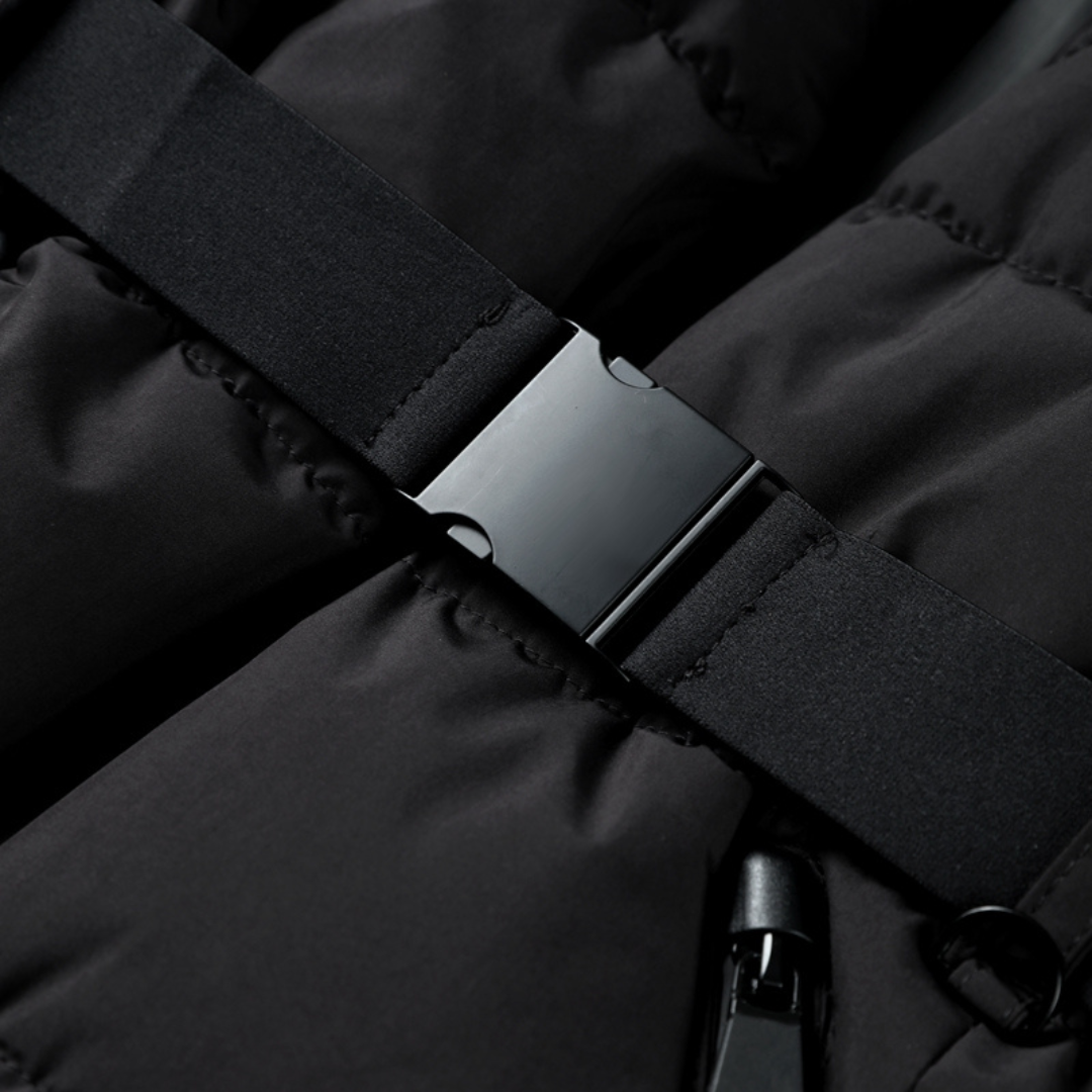 Elarova | Pufferjacke für Damen – Mit Gürtel, wasserabweisend