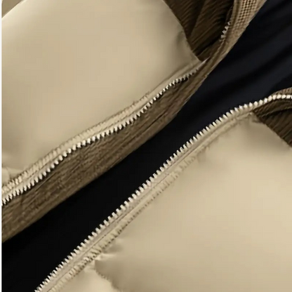 Elarova | Pufferjacke für Herren mit Cordkapuze