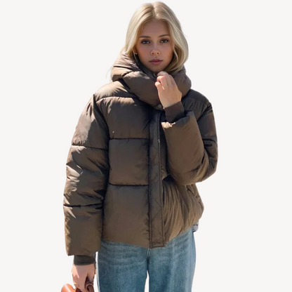 Elarova | Pufferjacke mit Kapuze für Damen