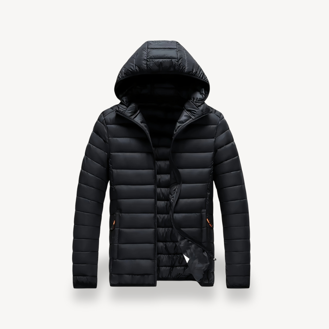 Elarova | Pufferjacke mit Kapuze für Herren