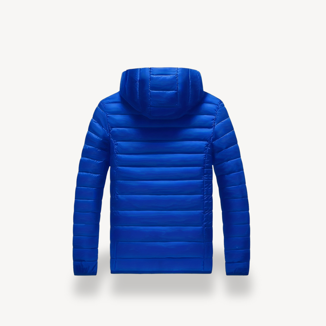Elarova | Pufferjacke mit Kapuze für Herren