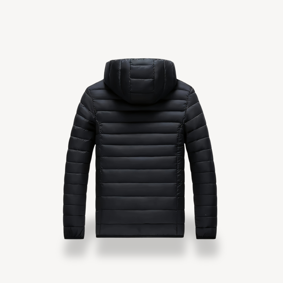 Elarova | Pufferjacke mit Kapuze für Herren