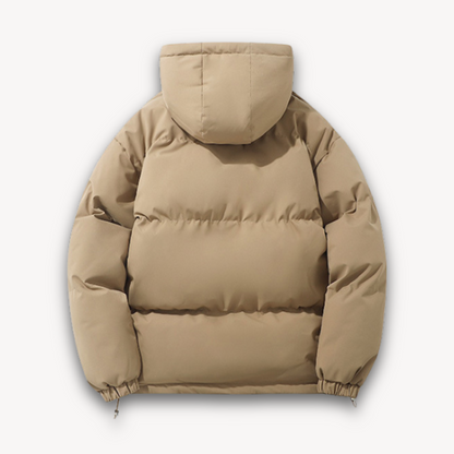 Elarova | Pufferjacke mit Kapuze für Herren – Warme Winteroberbekleidung für Erwachsene – Leichtes Polyester