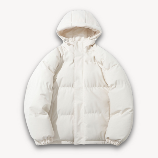 Elarova | Pufferjacke mit Kapuze für Herren – Warme Winteroberbekleidung für Erwachsene – Leichtes Polyester