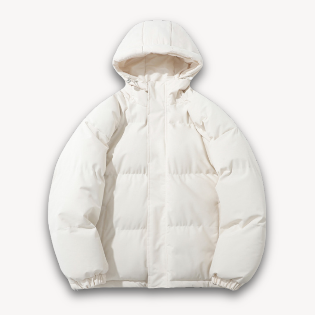 Elarova | Pufferjacke mit Kapuze für Herren – Warme Winteroberbekleidung für Erwachsene – Leichtes Polyester