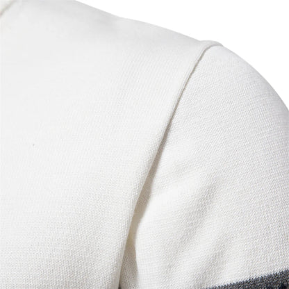 Elarova | Pullover – Viertelreißverschluss aus Polyestermischung und verstellbarer Halsausschnitt