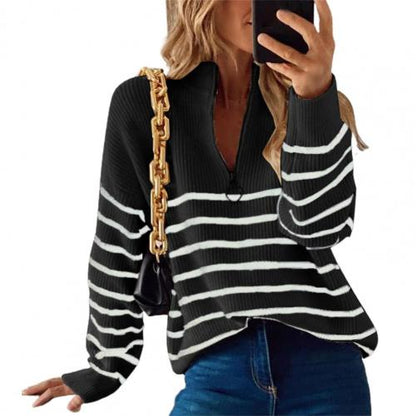Elarova | Pullover mit Reißverschluss