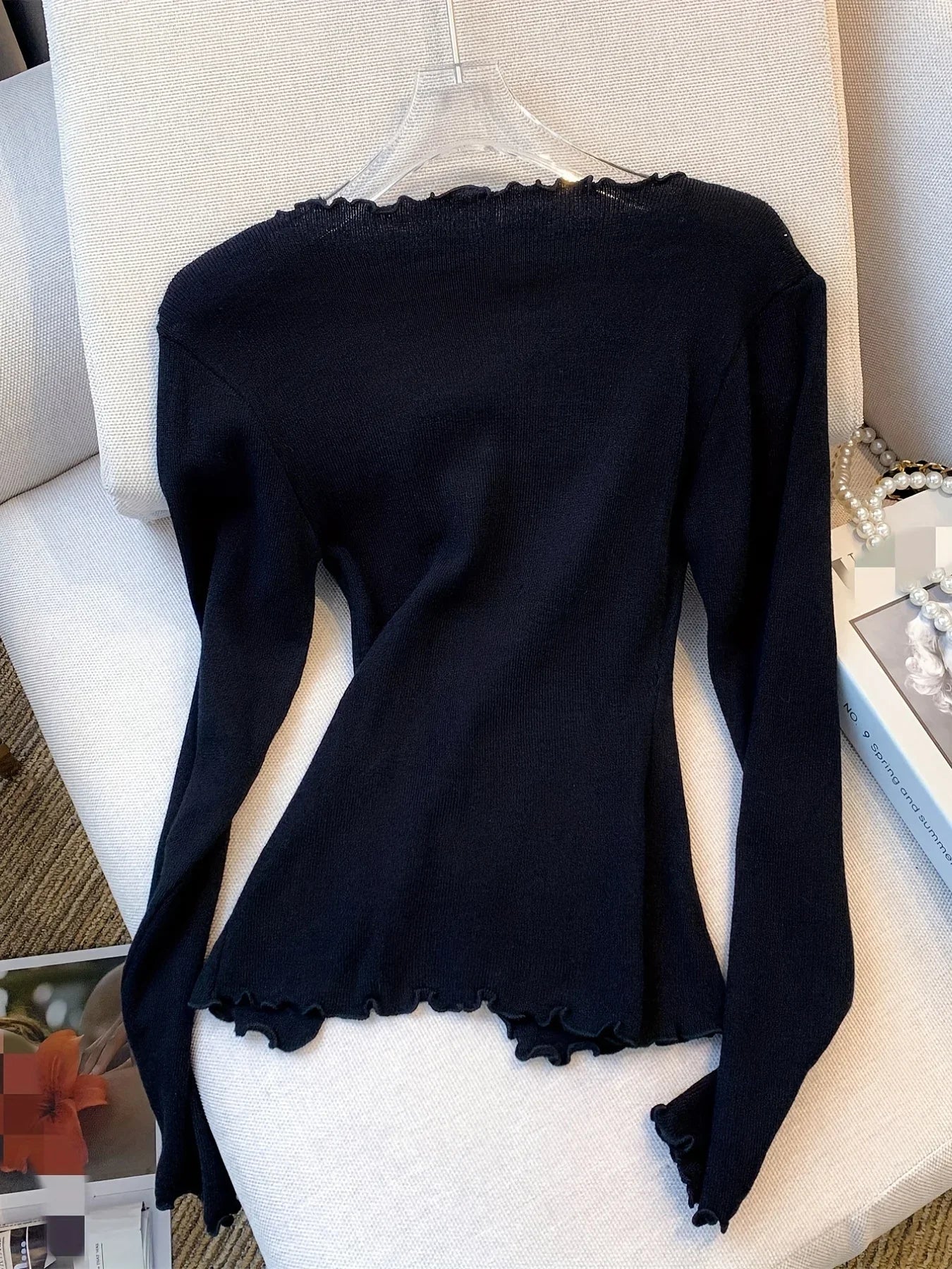 Elarova | Pullover mit Schleifenknoten für Damen