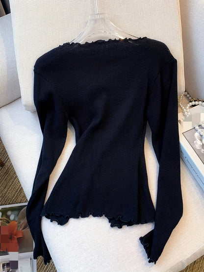Elarova | Pullover mit Schleifenknoten für Damen