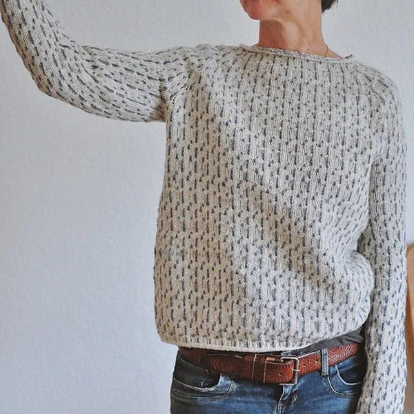 Elarova | Pullover mit U-Boot-Ausschnitt für Damen