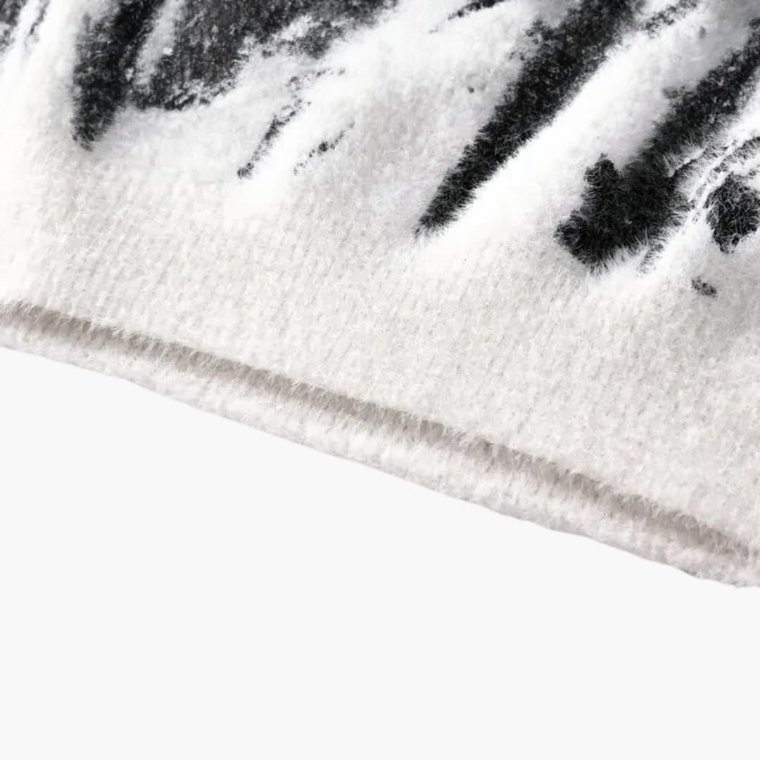 Elarova | Pullover mit abstraktem Muster für Herren