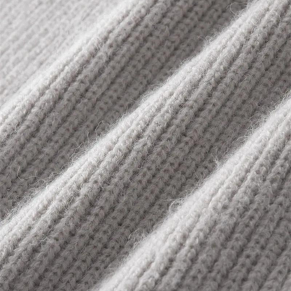 Elarova | Pullover mit durchgehendem Reißverschluss – Jacke aus Strickmischung und glatter Reißverschluss