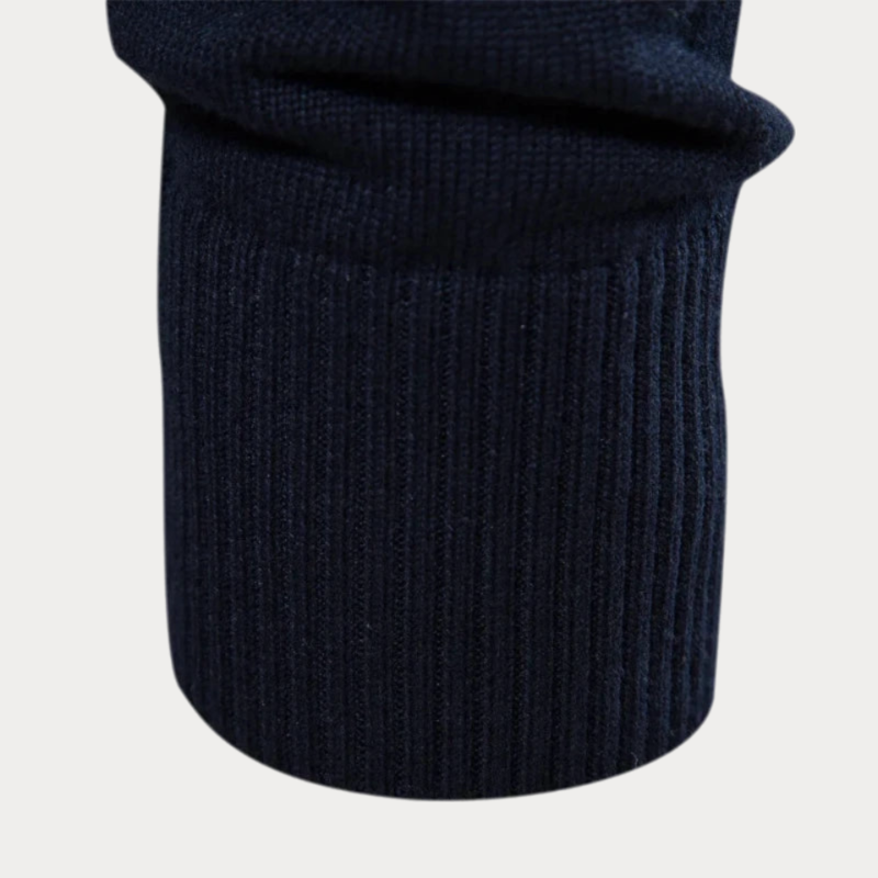 Elarova | Pullover mit halbem Reißverschluss für Herrenkomfort