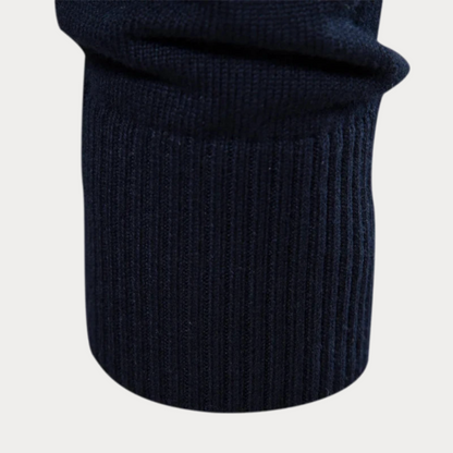 Elarova | Pullover mit halbem Reißverschluss für Herrenkomfort