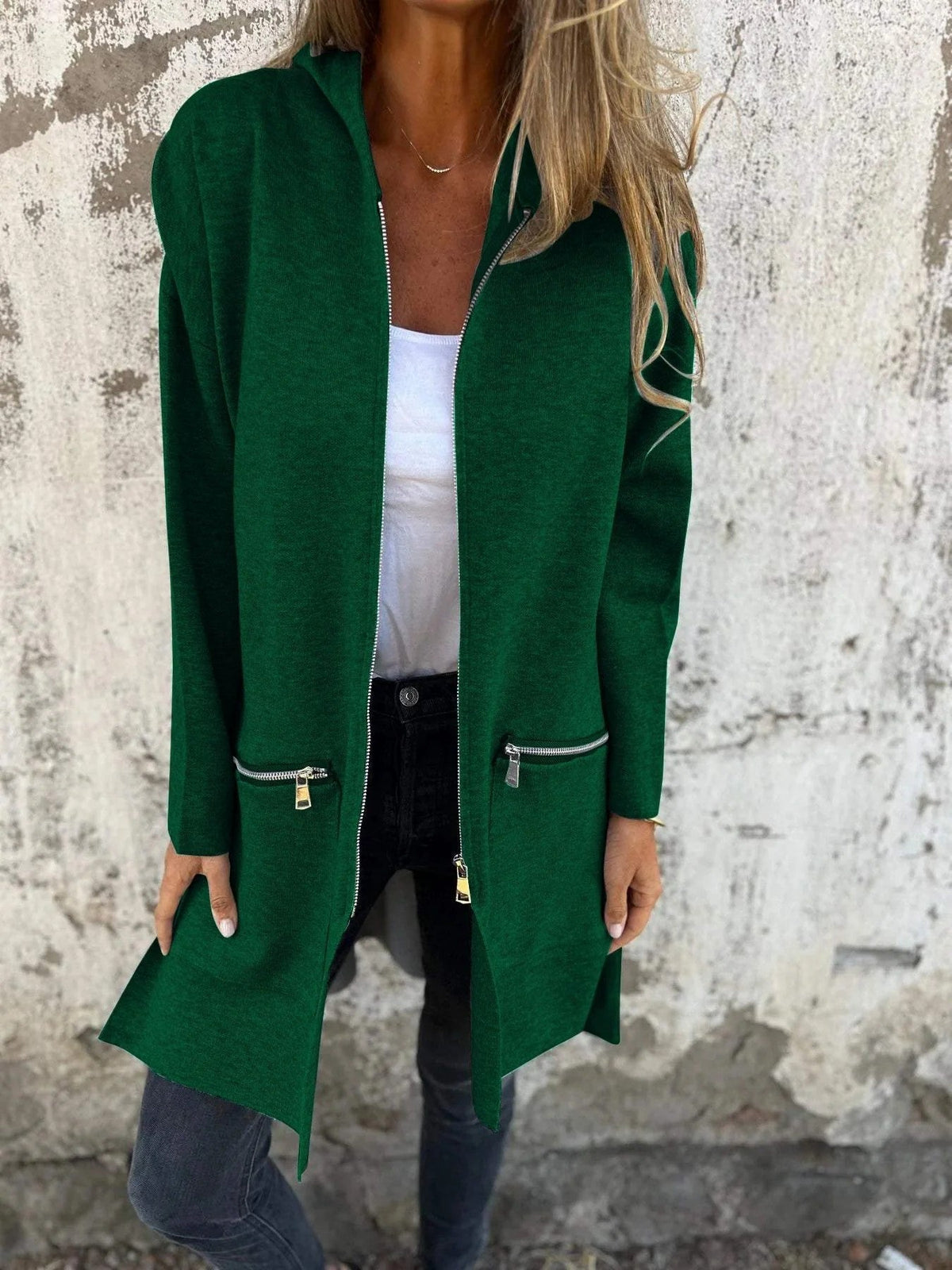 Elarova | Reißverschluss-Hoodie-Jacke-Set