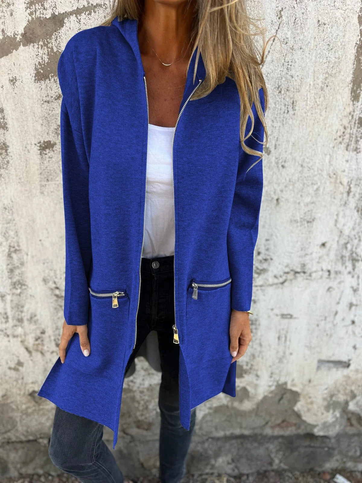 Elarova | Reißverschluss-Hoodie-Jacke-Set