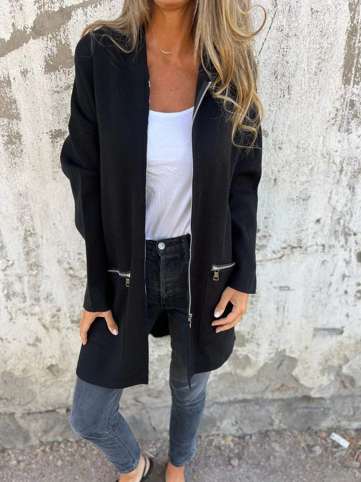 Elarova | Reißverschluss-Hoodie-Jacke-Set