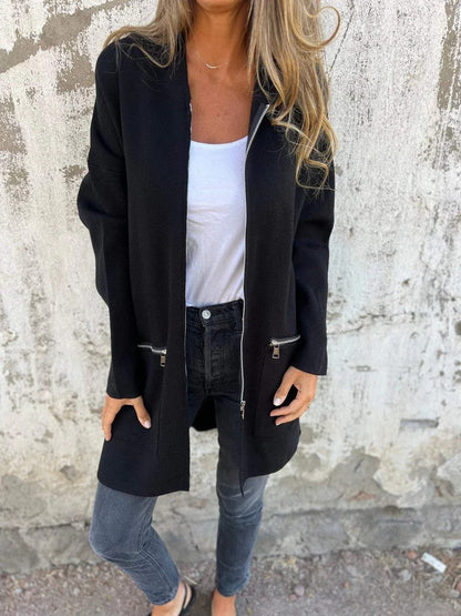 Elarova | Reißverschluss-Hoodie-Jacke-Set