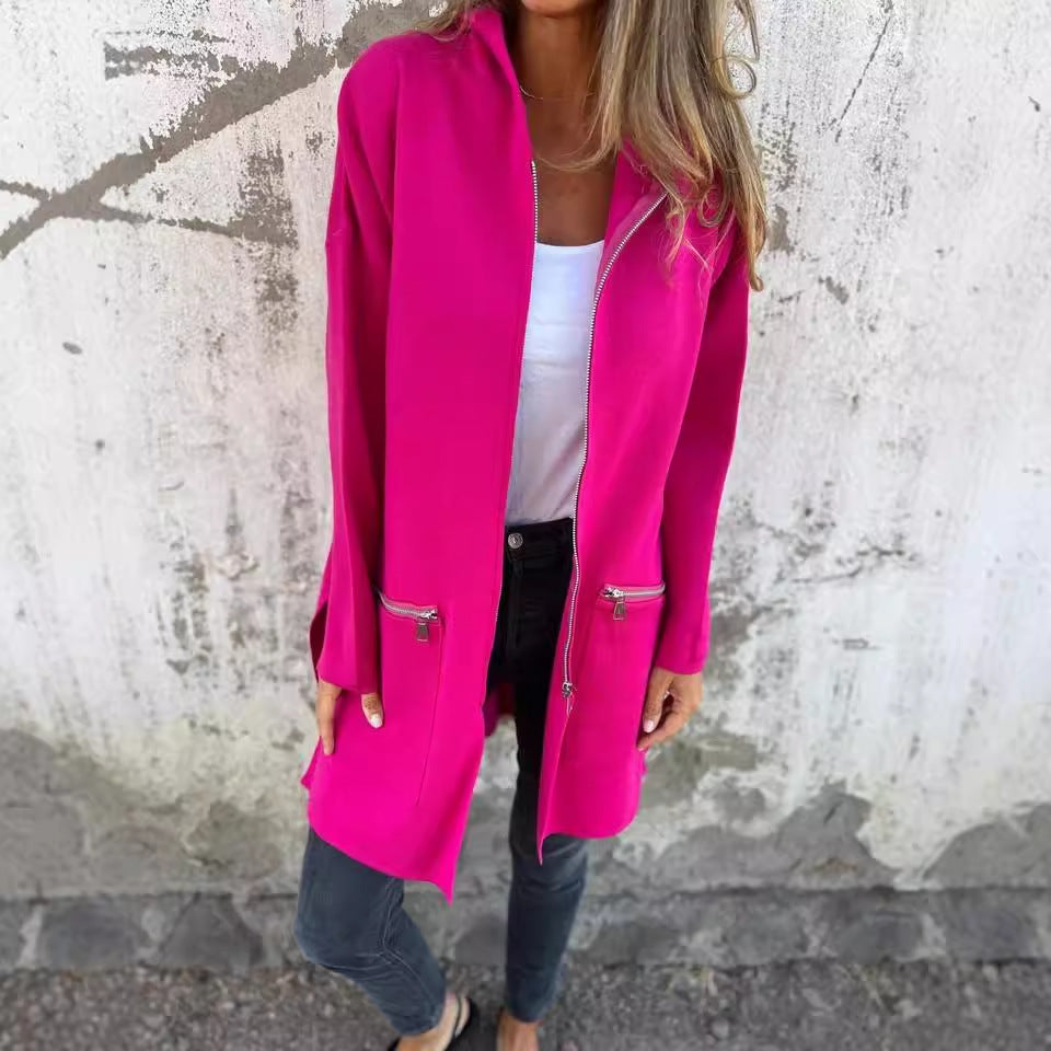 Elarova | Reißverschluss-Hoodie-Jacke-Set