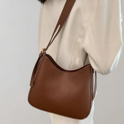 Elarova | Reißverschluss Klein Schultertasche Kunstledertasche