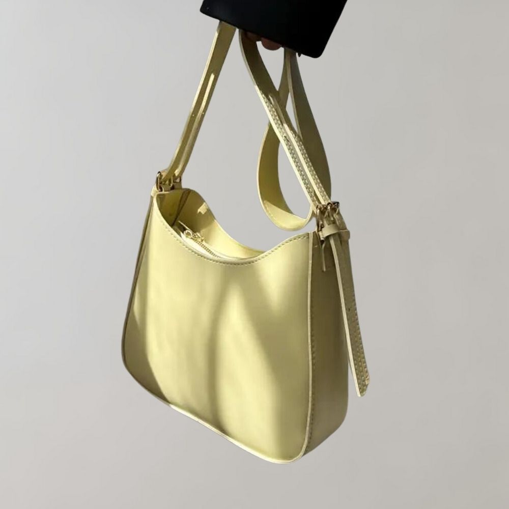 Elarova | Reißverschluss Klein Schultertasche Kunstledertasche