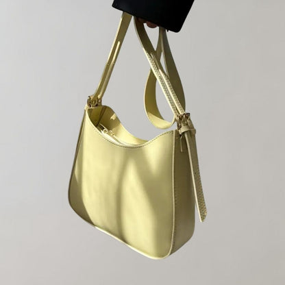 Elarova | Reißverschluss Klein Schultertasche Kunstledertasche