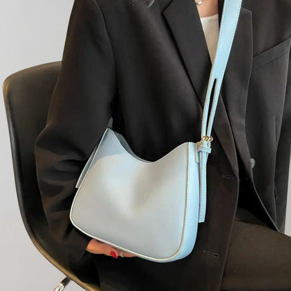 Elarova | Reißverschluss Klein Schultertasche Kunstledertasche